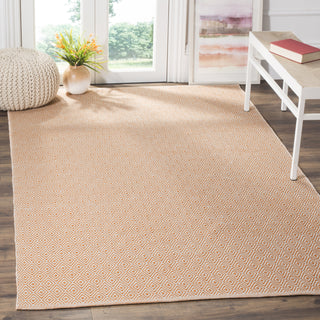 Safavieh Montauk MTK515 Ivory/Rust Area Rug Room Scene