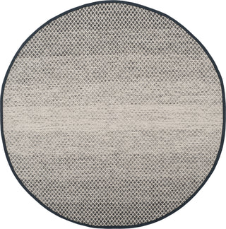 Safavieh Montauk MTK601 Black/Ivory Area Rug 6' Round