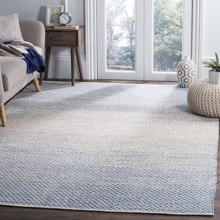 Safavieh Montauk MTK601 Blue/Ivory Area Rug Room Scene