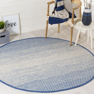 Safavieh Montauk MTK601 Blue/Ivory Area Rug Room Scene