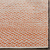 Safavieh Montauk MTK601 Orange/Ivory Area Rug Detail