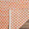 Safavieh Montauk MTK601 Orange/Ivory Area Rug Backing