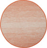 Safavieh Montauk MTK601 Orange/Ivory Area Rug Round