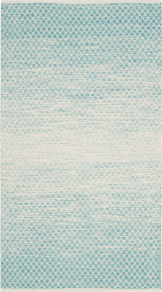 Safavieh Montauk MTK601 Turquoise/Ivory Area Rug main image