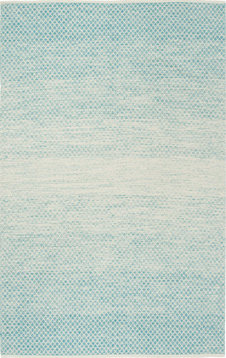 Safavieh Montauk MTK601 Turquoise/Ivory Area Rug 5' X 8'