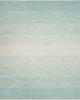 Safavieh Montauk MTK601 Turquoise/Ivory Area Rug 8' X 10'