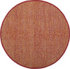 Safavieh Montauk MTK602 Orange/Multi Area Rug Round