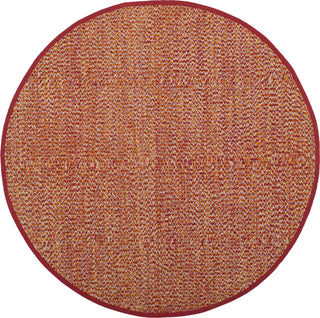 Safavieh Montauk MTK602 Orange/Multi Area Rug Round