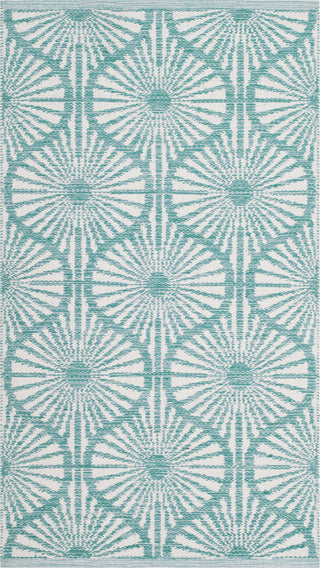 Safavieh Montauk MTK606 Aqua/Ivory Area Rug 2' 3'' X 3' 9''