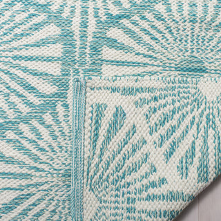 Safavieh Montauk MTK606 Aqua/Ivory Area Rug Backing