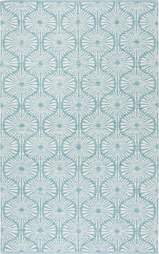 Safavieh Montauk MTK606 Aqua/Ivory Area Rug 5' X 8'