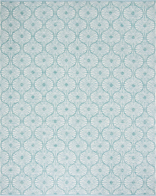 Safavieh Montauk MTK606 Aqua/Ivory Area Rug 8' X 10'