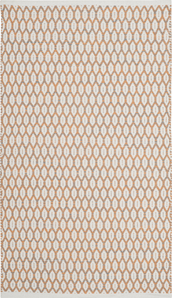 Safavieh Montauk MTK608 Orange/Ivory Area Rug 2' 3'' X 3' 9''