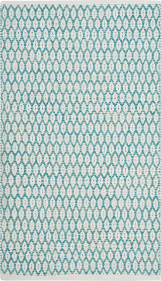 Safavieh Montauk MTK608 Aqua/Ivory Area Rug 