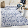 Safavieh Montauk MTK609 Navy/Ivory Area Rug Room Scene