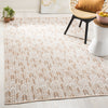 Safavieh Montauk MTK609 Orange/Ivory Area Rug Room Scene