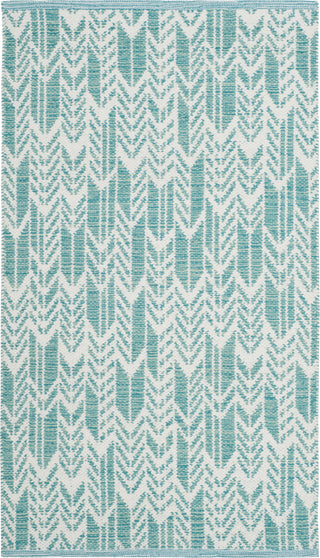 Safavieh Montauk MTK609 Aqua/Ivory Area Rug 