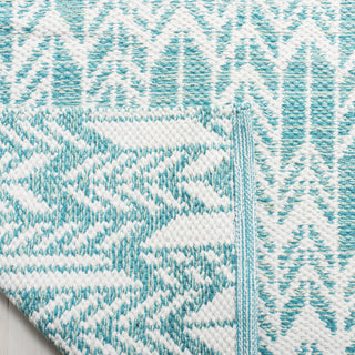 Safavieh Montauk MTK609 Aqua/Ivory Area Rug Backing