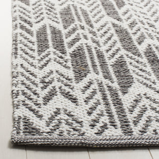 Safavieh Montauk MTK609 Charcoal/Ivory Area Rug Detail