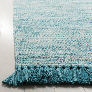 Safavieh Montauk MTK610 Turquoise Area Rug Detail