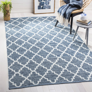 Safavieh Montauk MTK611 Navy/Ivory Area Rug Room Scene