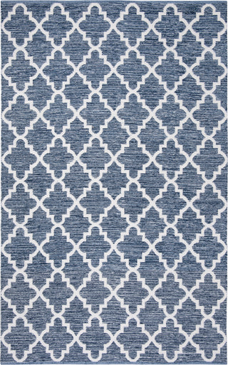 Safavieh Montauk MTK611 Navy/Ivory Area Rug 5' X 8'