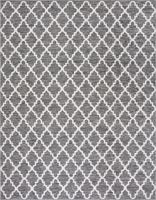 Safavieh Montauk MTK611 Charcoal/Ivory Area Rug 8' X 10'