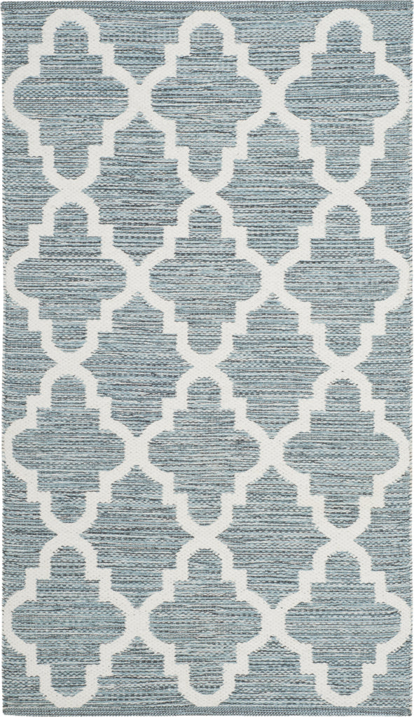 Safavieh Montauk MTK611 Mint/Ivory Area Rug 2' 3'' X 3' 9''