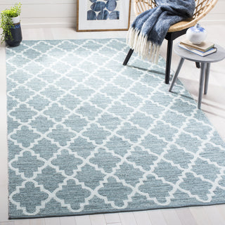 Safavieh Montauk MTK611 Mint/Ivory Area Rug Room Scene