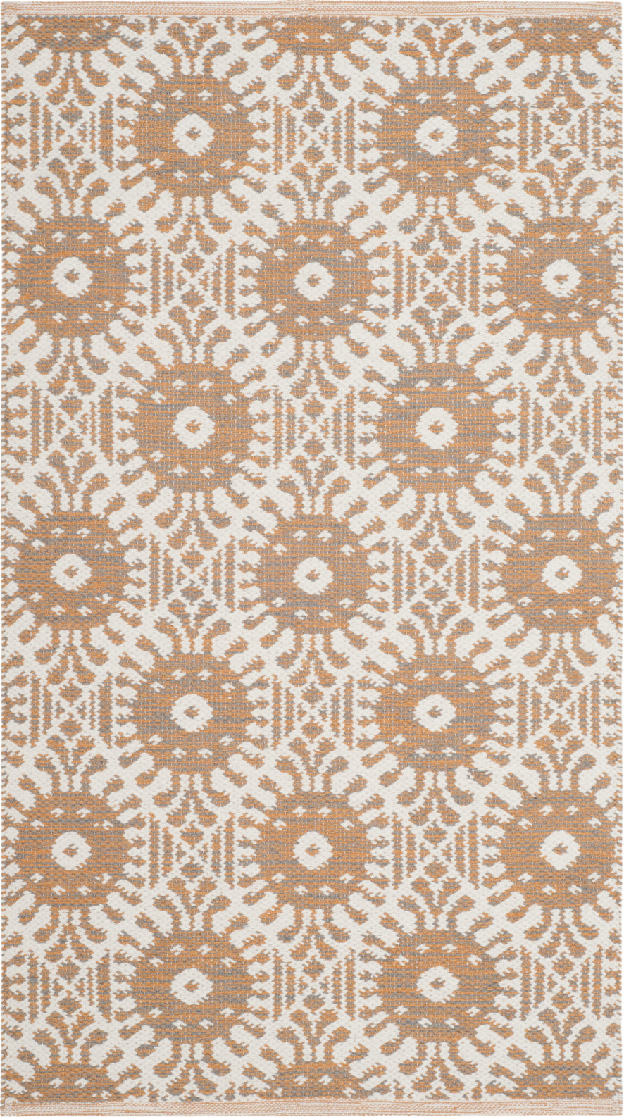 Safavieh Montauk MTK612 Orange/Ivory Area Rug 2' 3'' X 3' 9''