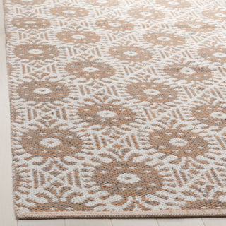 Safavieh Montauk MTK612 Orange/Ivory Area Rug Detail