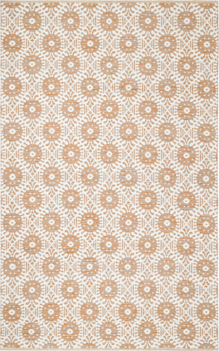 Safavieh Montauk MTK612 Orange/Ivory Area Rug 5' X 8'