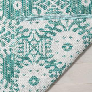 Safavieh Montauk MTK612 Aqua/Ivory Area Rug Backing