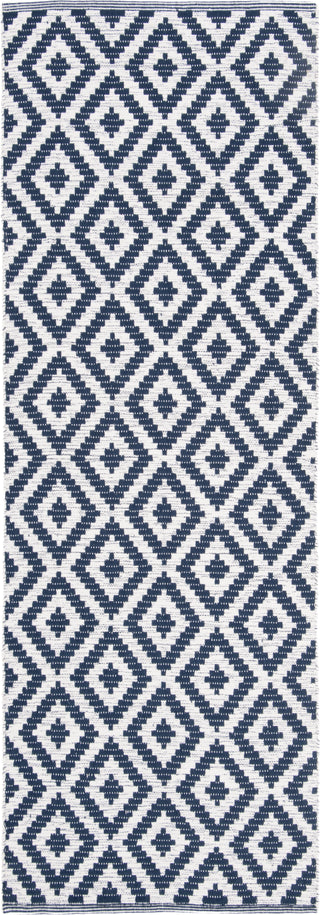 Safavieh Montauk MTK613 Navy/Ivory Area Rug 2' 3'' X 7'