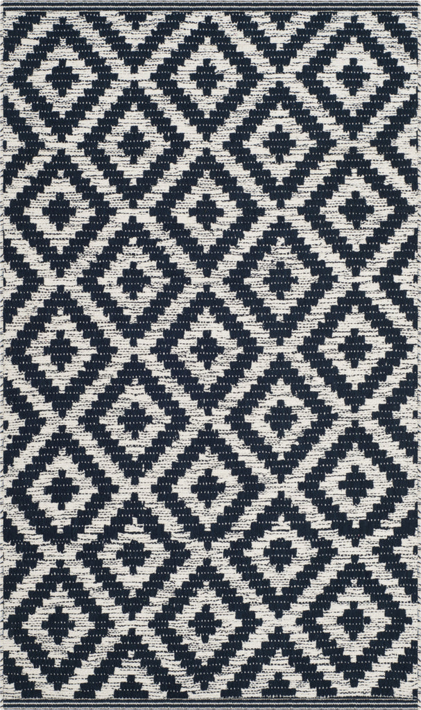 Safavieh Montauk MTK613 Navy/Ivory Area Rug 2' 3'' X 3' 9''