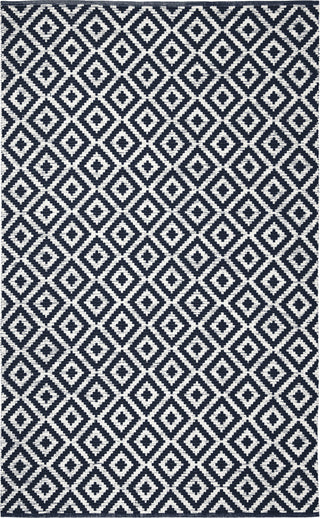 Safavieh Montauk MTK613 Navy/Ivory Area Rug 5' X 8'