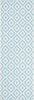 Safavieh Montauk MTK613 Light Blue/Ivory Area Rug 2' 3'' X 7'