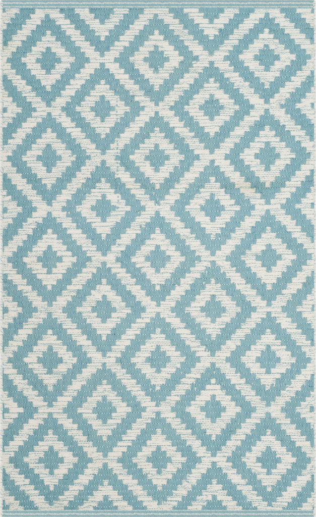 Safavieh Montauk MTK613 Light Blue/Ivory Area Rug 2' 3'' X 3' 9''