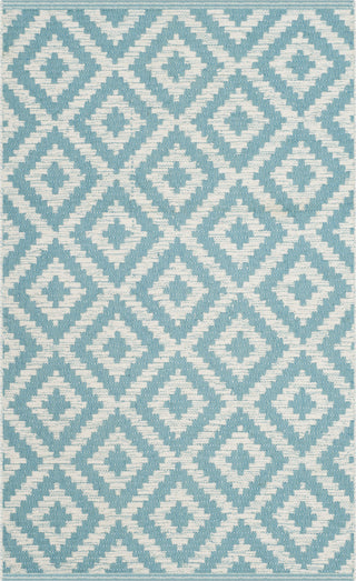 Safavieh Montauk MTK613 Light Blue/Ivory Area Rug 2' 3'' X 3' 9''