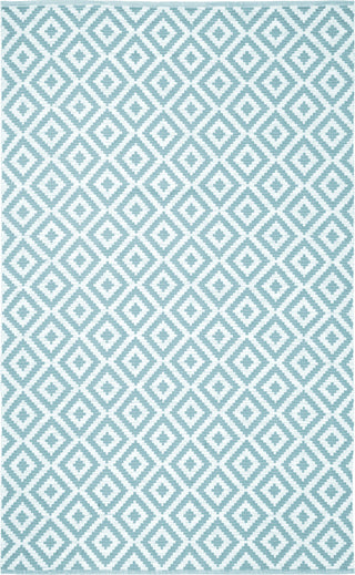 Safavieh Montauk MTK613 Light Blue/Ivory Area Rug 5' X 8'