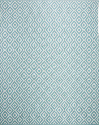 Safavieh Montauk MTK613 Light Blue/Ivory Area Rug 8' X 10'