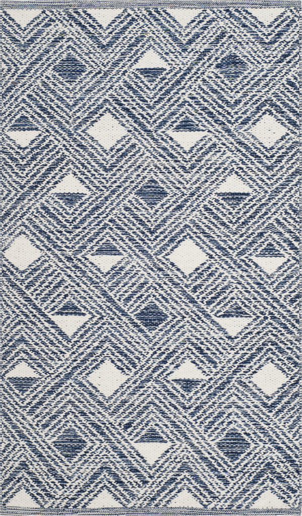 Safavieh Montauk MTK614 Navy/Ivory Area Rug 2' 3'' X 3' 9''