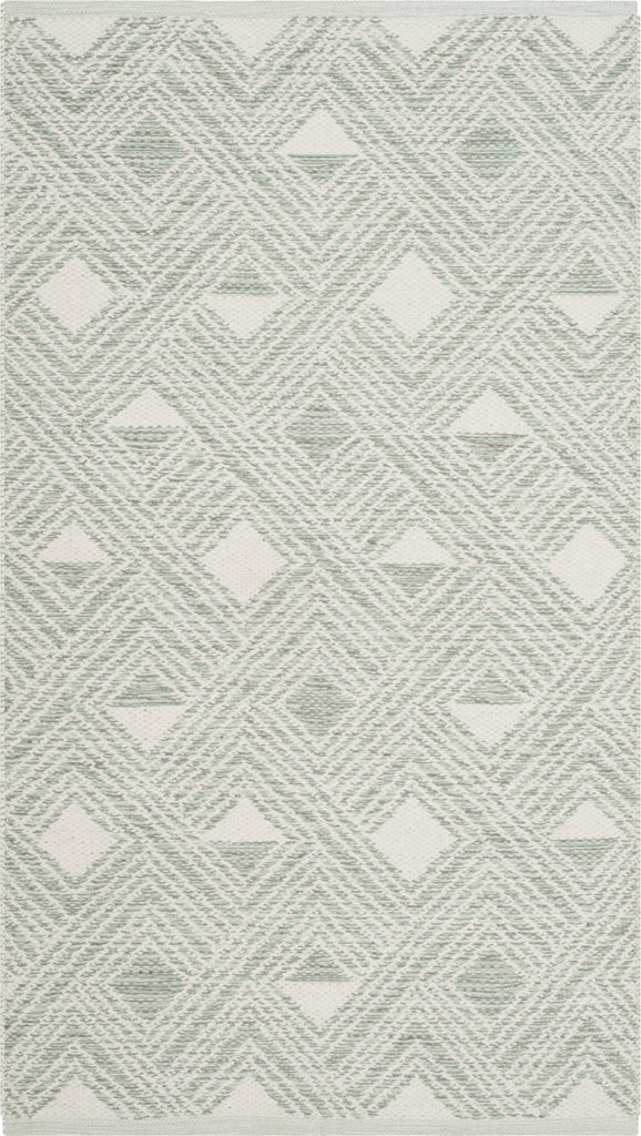 Safavieh Montauk MTK614 Light Green/Ivory Area Rug 2' 3'' X 3' 9''