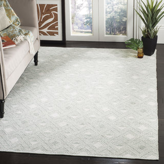 Safavieh Montauk MTK614 Light Green/Ivory Area Rug Room Scene