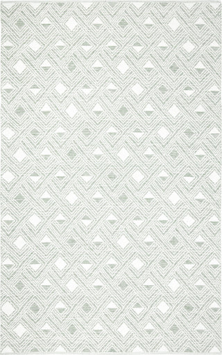 Safavieh Montauk MTK614 Light Green/Ivory Area Rug 5' X 8'