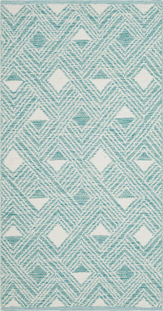 Safavieh Montauk MTK614 Aqua/Ivory Area Rug 