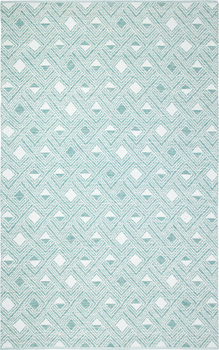 Safavieh Montauk MTK614 Aqua/Ivory Area Rug 5' X 8'