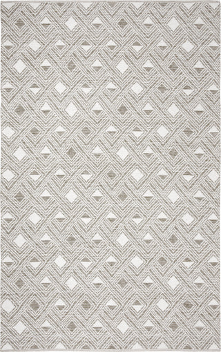 Safavieh Montauk MTK614 Charcoal/Ivory Area Rug 5' X 8'