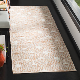 Safavieh Montauk MTK614 Peach/Ivory Area Rug Room Scene