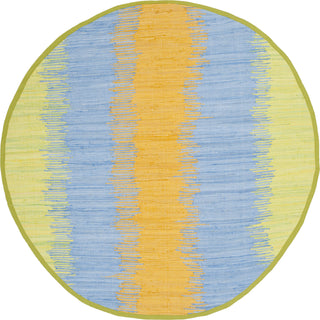 Safavieh Montauk MTK710 Green/Gold Area Rug 6' Round